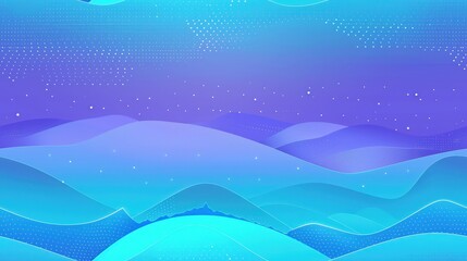 Flowing Dots Create a Wave Pattern With a Halftone Gradient on a White Background for Modern Tech and Music Design