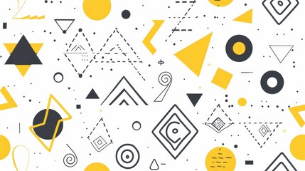 Fototapeta premium Bright and Playful Colorful Abstract Background Featuring Doodle Style Shapes and Patterns for Creative Projects