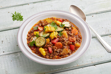 Kanarischer Linseneintopf vegan