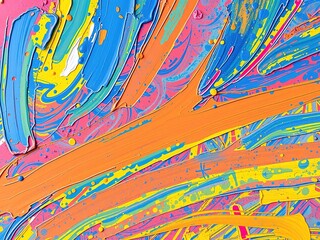Fototapeta premium Bold Brushstrokes Paint Smear Texture