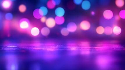 Neon dreamscape: vibrant abstract background with smoky atmosphere
