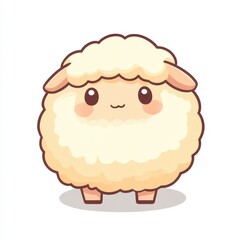 vector illustration of sheep