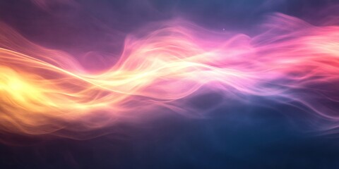 dreamy Easter mist glowing swirling lines --ar 2:1