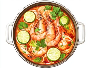 shrimps with lemon and parsley