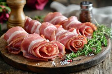 ham and cheese on a plate
