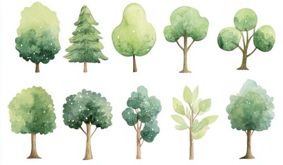 collection of trees