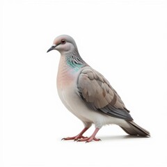 Fototapeta premium Collared Dove isolated on white background