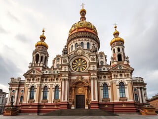 Majestic Russian Orthodox Cathedral in St. Petersburg