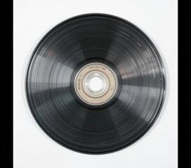 Fototapeta premium Close-up view of a vinyl record