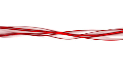 bold red fog mist smoke wave isolated on transparent white background