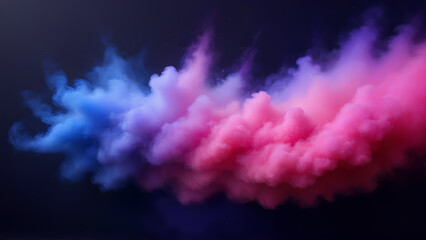 Colorful abstract fractal background with smoke and clouds