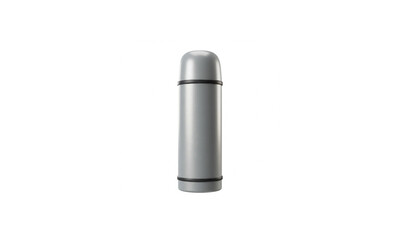 Ultra-Realistic 3D Render of a Cartoon Thermos, Perfectly Lit Against a Pure White Background