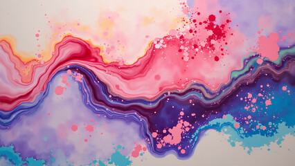 abstract watercolor painting