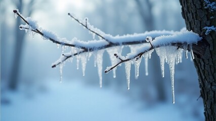 Obraz premium Winter Icicles