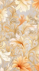 Floral pattern art wallpaper backgrounds.