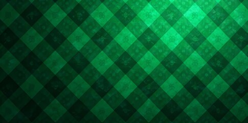 Dark emerald green argyle diamond banner backdrop, banner, background