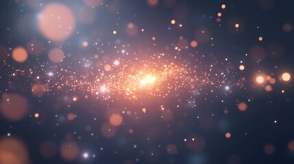 abstract minimalistic glowing dots AI formation --ar 16:9