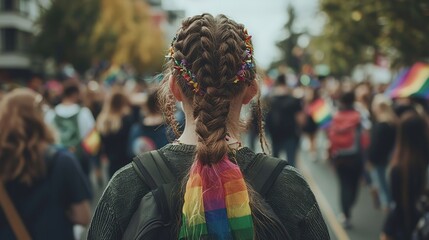 An LGBTQ event, whether a protest, demonstration, festival, or march, brings together a diverse group of people, including gays, lesbians, queer individuals, and those who are undecided, with a