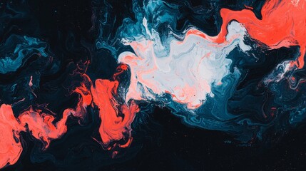 A dynamic blend of purple, blue, and pink tones merges to form an abstract depiction of non-binary gender identity and fluidity