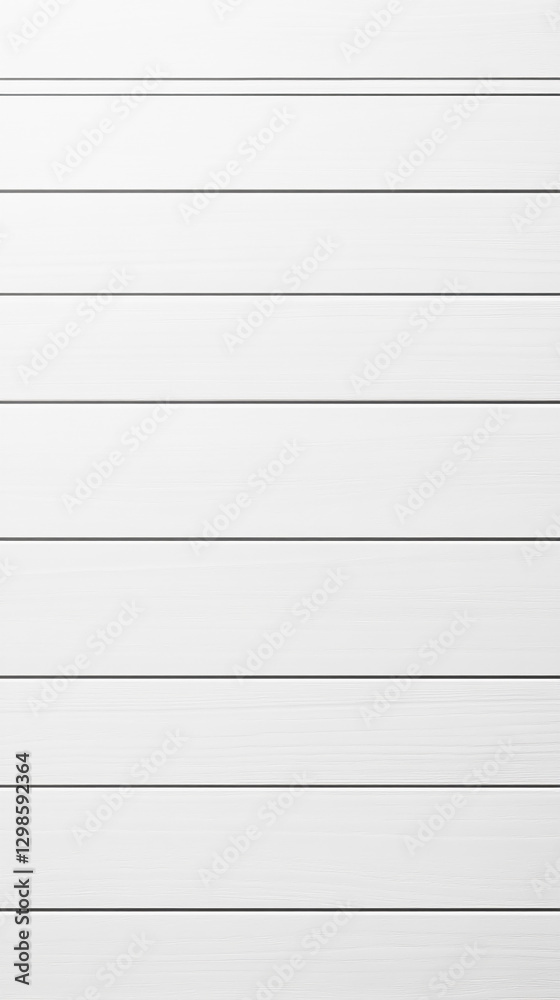 Poster close-up of horizontal white wooden panels with subtle textures and thin black lines, showcasing a c