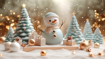 Elegant christmas gift display high resolution hd phot