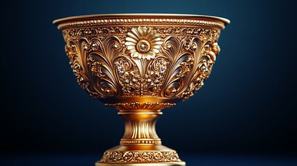 elegant gold chalice royal patterns antique style high resolution hd picture