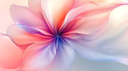 Naklejka premium Abstract floral design with minimalist details and warm pastel tones high resolution picture