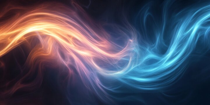 smooth liquid light swirl expanding abstract luminous fractal --ar 2:1
