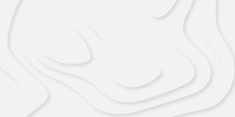 Abstract gradient layer white papercut topography luxurious stripe spiral web dynamic geometric frame modern background.