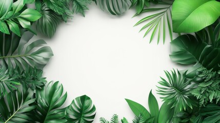 Wide White Background (Site head) (3d illustration)