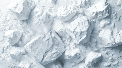 Wide White Background 3d illustration