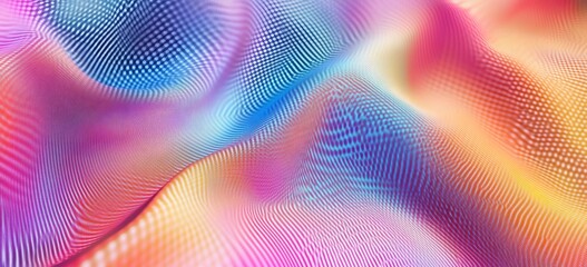 Abstract Swirls of Color: An artistic and captivating blend of vivid colors that creates a mesmerizing visual texture with flowing waves.