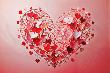 Large selection of invitation hearts, backgrounds, designs, cards	
