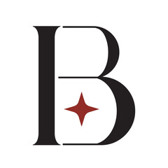 Initial IB or BI vector logo design for luxury and startup. 標誌設計, ロゴデザイン, Diseño de logotipo