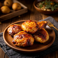 Glazed Chicken Thighs