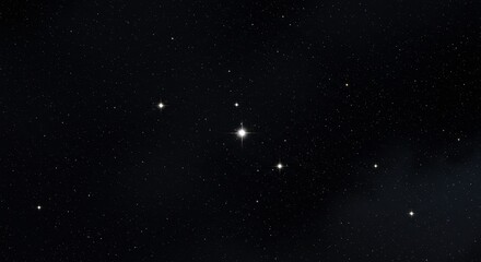 Fototapeta premium Celestial Brilliance: A breathtaking celestial scene with scattered stars and a stunning display of cosmic luminosity, offering a glimpse into the endless expanse of the cosmos.