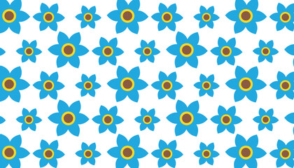 Botany flowers pattern, Hand-drawn botanical element, Vector illustration doodle floral  on white background, minimal botanical art.