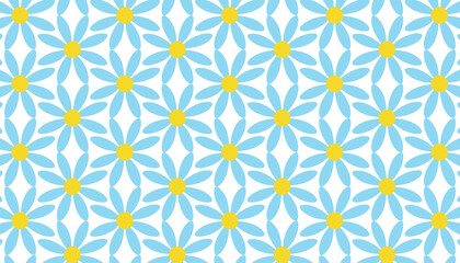 Botany flowers pattern, Hand-drawn botanical element, Vector illustration doodle floral  on white background, minimal botanical art.