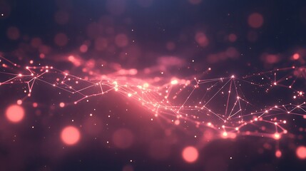 radiant futuristic glow interconnected AI patterns