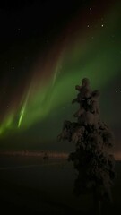Northern Lights, Winter Lapland, Arctic Circle, Finland