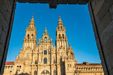 Fototapeta premium Santiago de Compostela Cathedral Facade