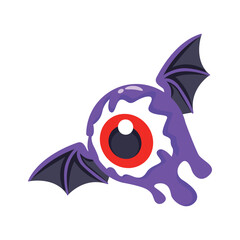 Get this handy 3d style icon of spooky dead eye with wings