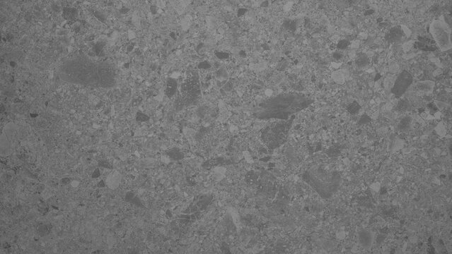 Gray grey anthracite dark natural tile stone wall floor background banner panorama, italian venetian ceppo di gr&eacute;, terrazzo, matt pithy stone texture