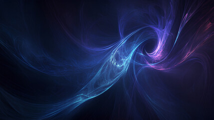 Fototapeta premium Abstract Light Streaks – Futuristic Blue and Pink Energy Flow