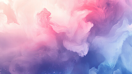 Fototapeta premium Soft Pastel Smoke Gradient in Pink, Purple, and Light Blue