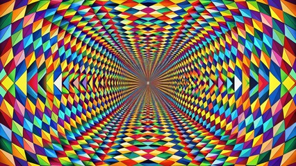 Vibrant Geometric Patterns , colors, optical,  colors, optical, artwork, background, vibrant, optical effects
