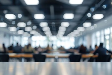 Fototapeta premium blur people in meeting room