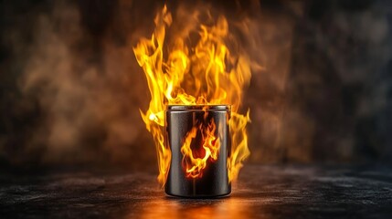 Lithium battery danger of overheating, burning, and exploding due to heat, fire, and explosion risks. High-risk situations with safety hazards in electronic devices and energy storage systems