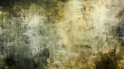 Obraz premium Abstract grunge texture with smeared paint, chaotic strokes, aged canvas, and soft depth