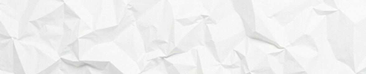 Obraz premium Wrinkled white paper sheet; uneven, faded tone , creased paper, vintage